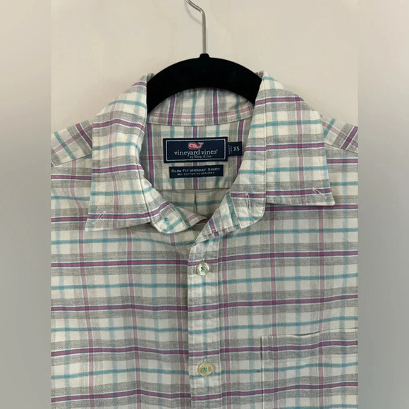 Vineyard Vines Men XS Slim Fit Murray LS Shirt - Picture 2 of 6